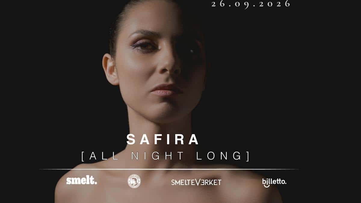 Flyer de SAFIRA all night long