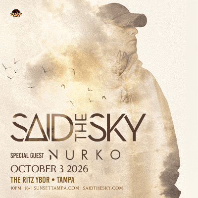 Flyer de Said the Sky