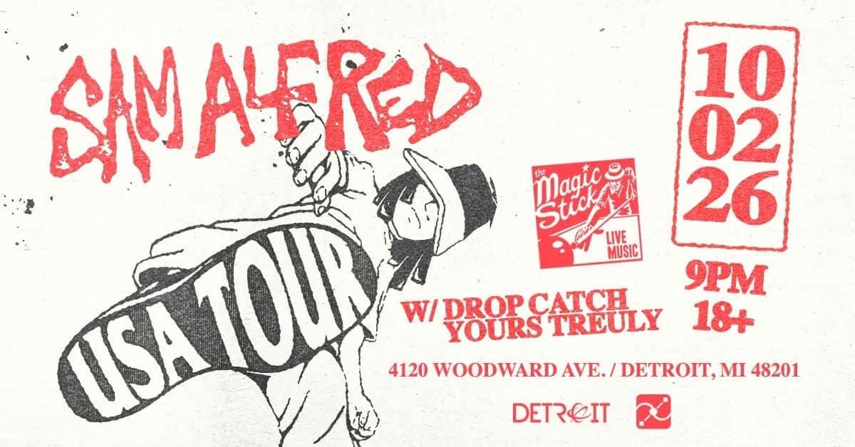 Flyer of Sam Alfred