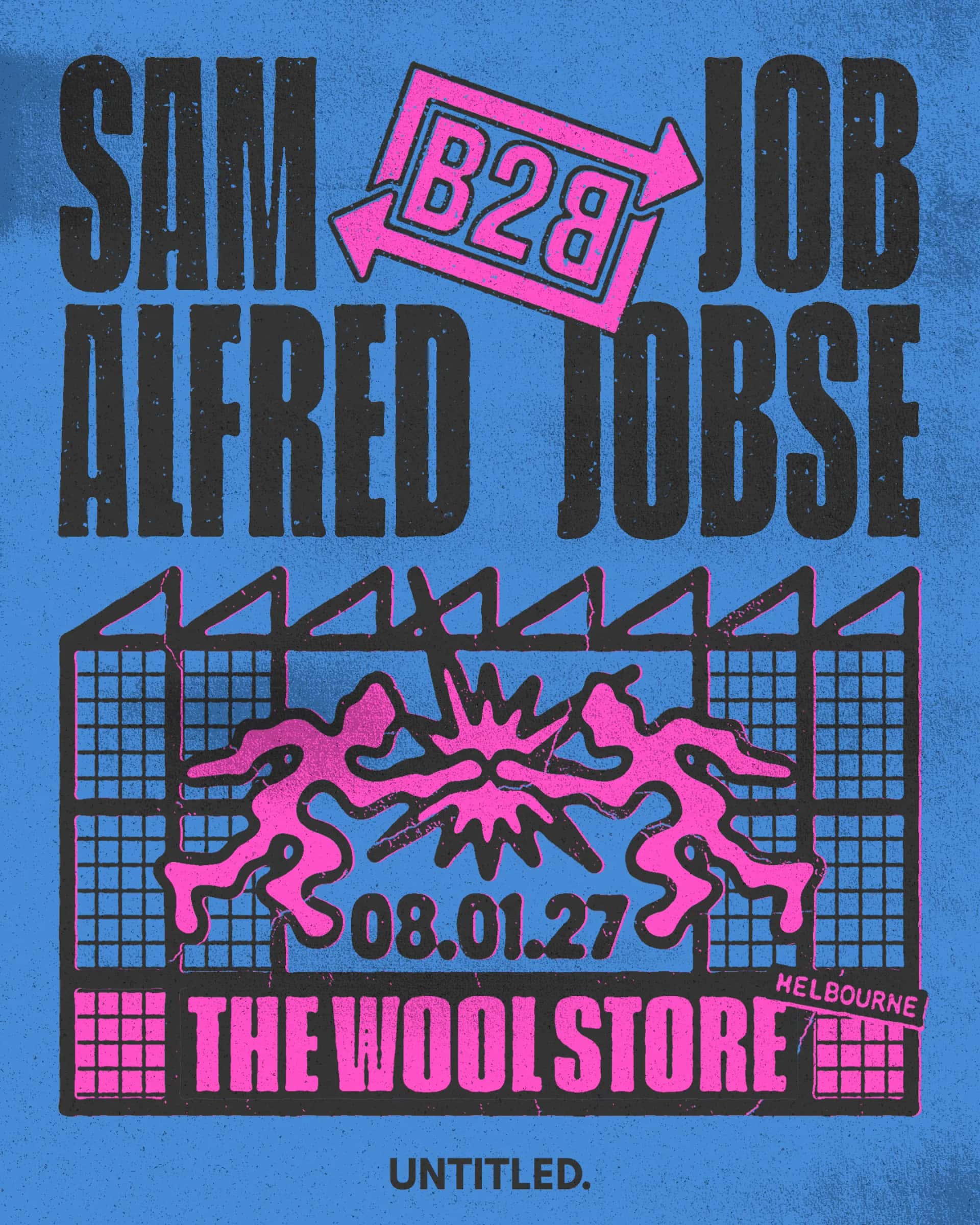 Flyer of Sam Alfred x Job Jobse