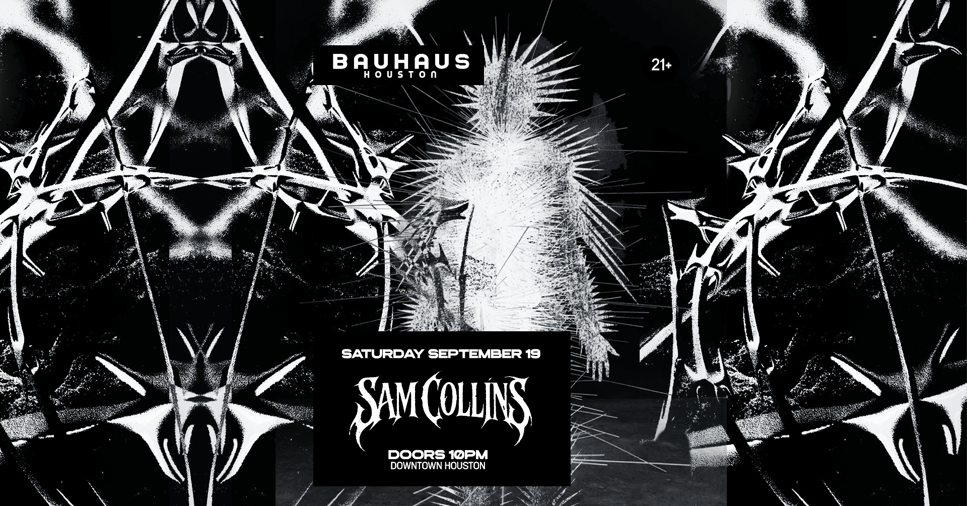 Flyer de Sam Collins