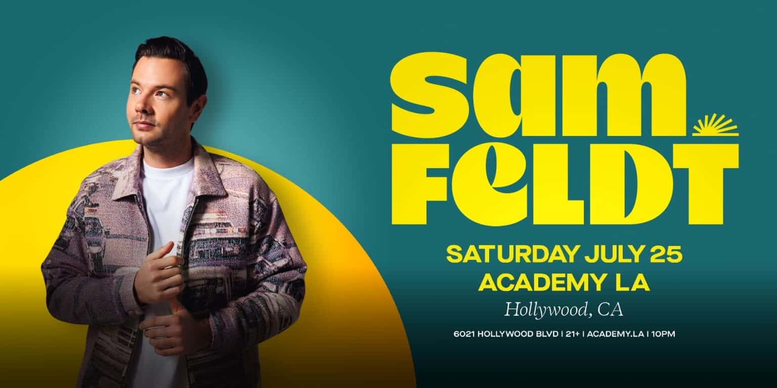 Flyer de Sam Feldt