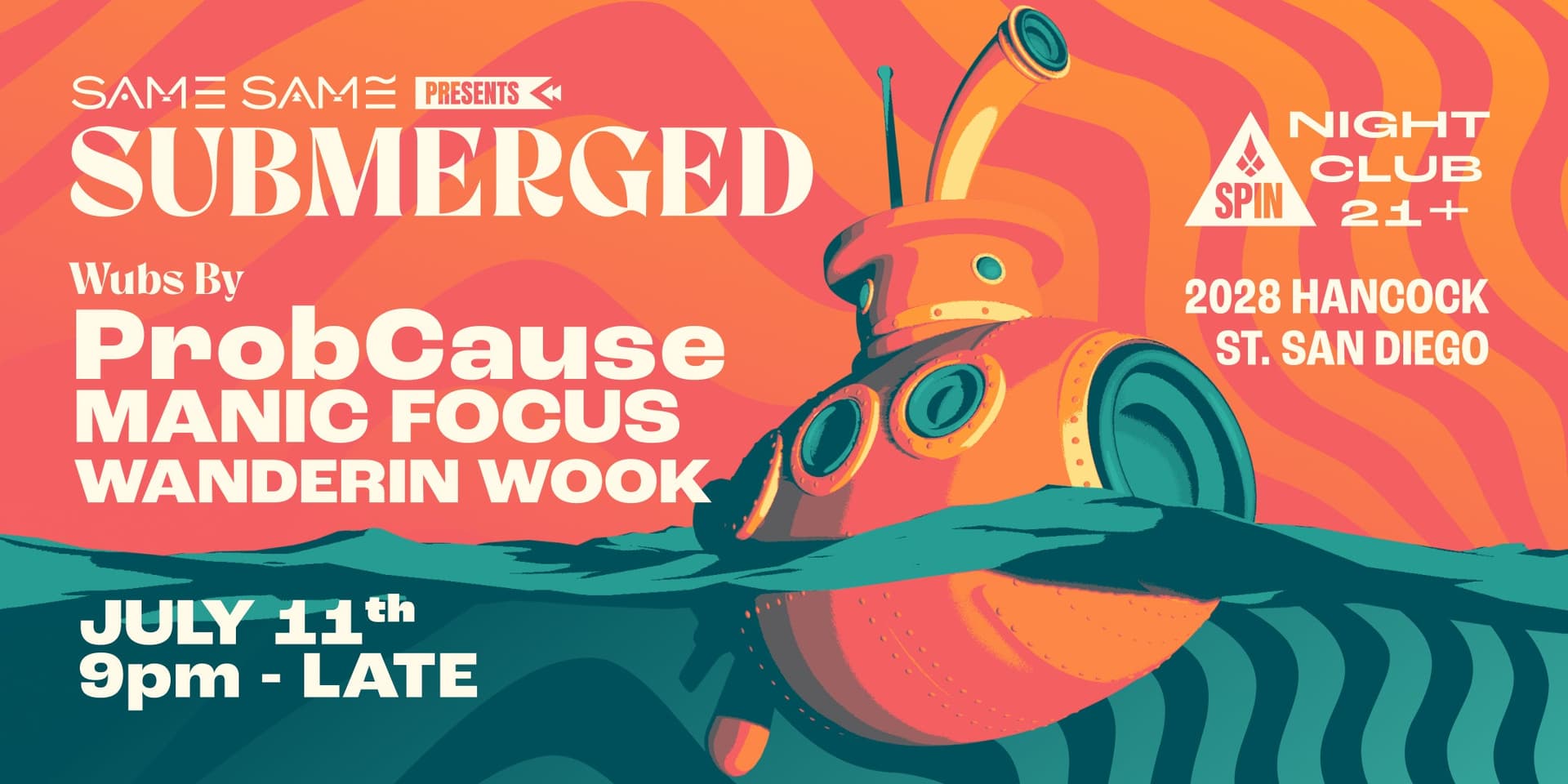 Same Same Presents: SUBmerged w/ ProbCause