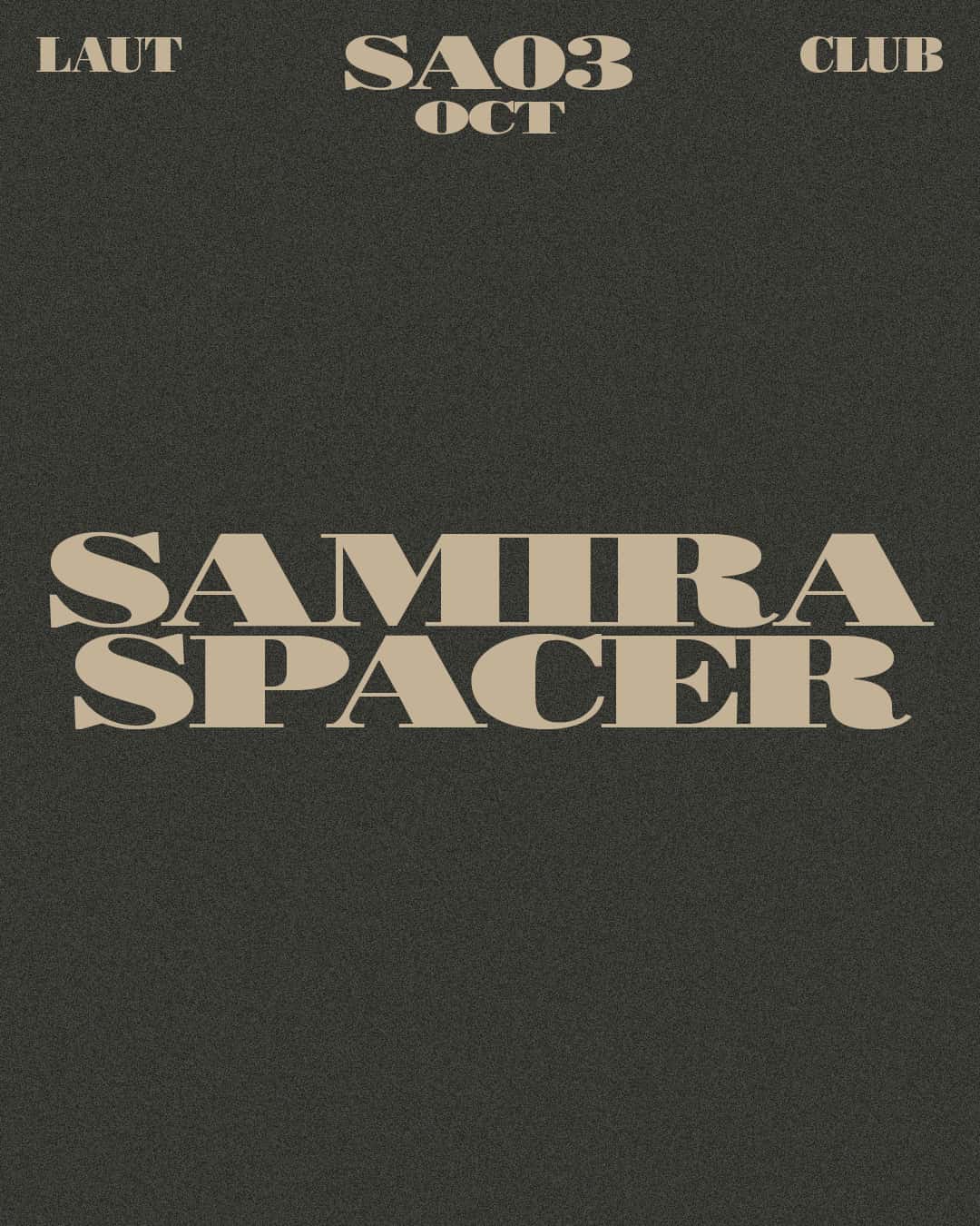 Flyer of Samira + Spacer