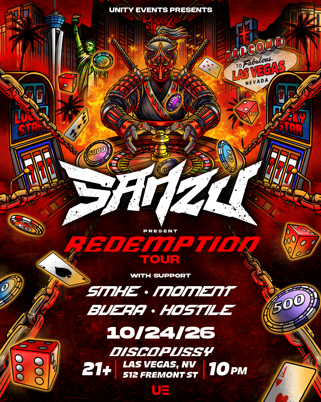 SANZU "REDEMTPION TOUR" w/ UNITY EVENTS