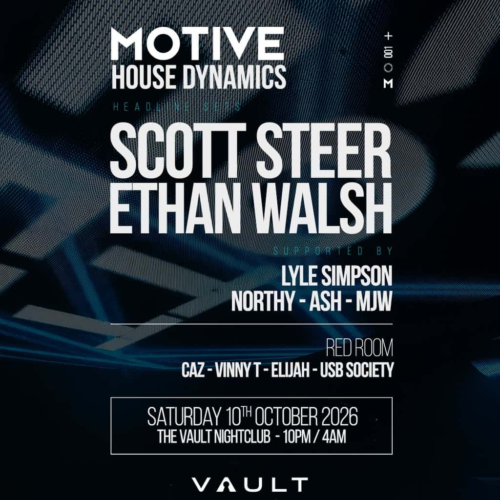 Flyer de Scott Steer + Ethan Walsh