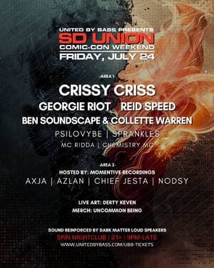 SD Union w/ Crissy Criss, Georgie Riot, Reid Speed + More