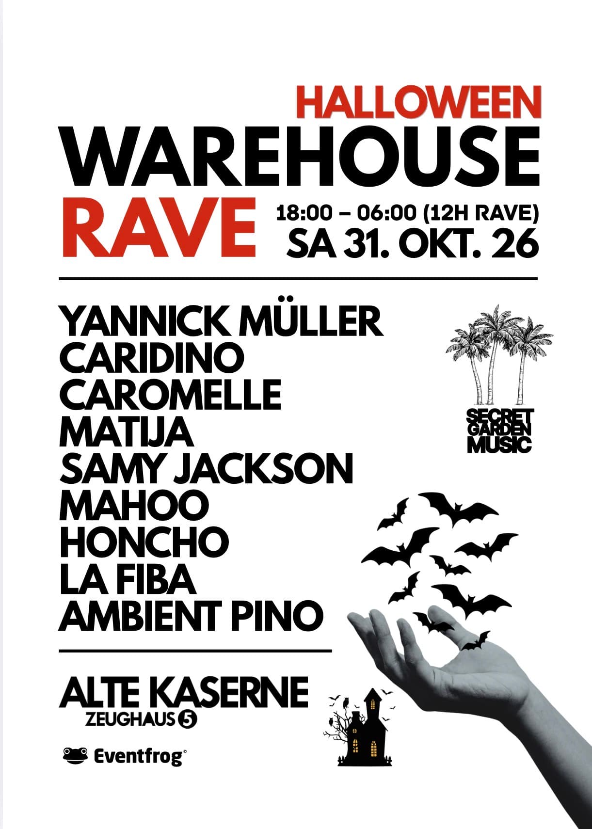 Secret Garden Music Warehouse Rave