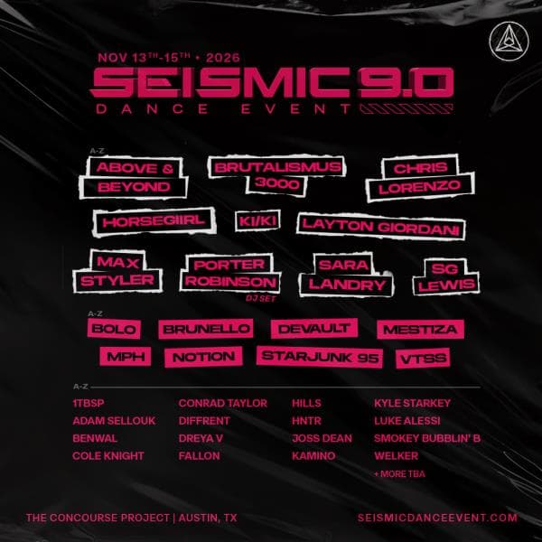 Seismic Dance Event 9.0