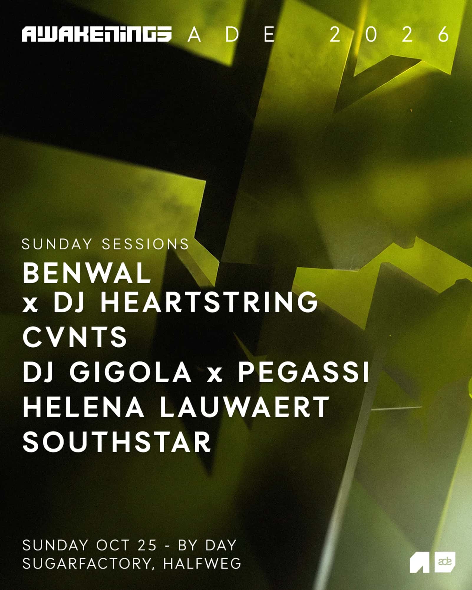 Flyer de Sunday Sessions
