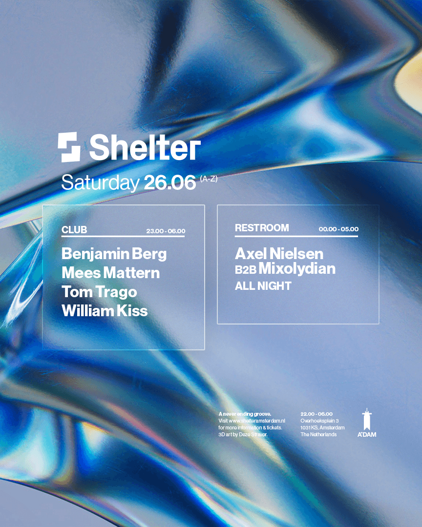 Shelter | Benjaming Berg, Tom Trago, William Kiss & more