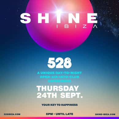 Cartel de SHINE Ibiza