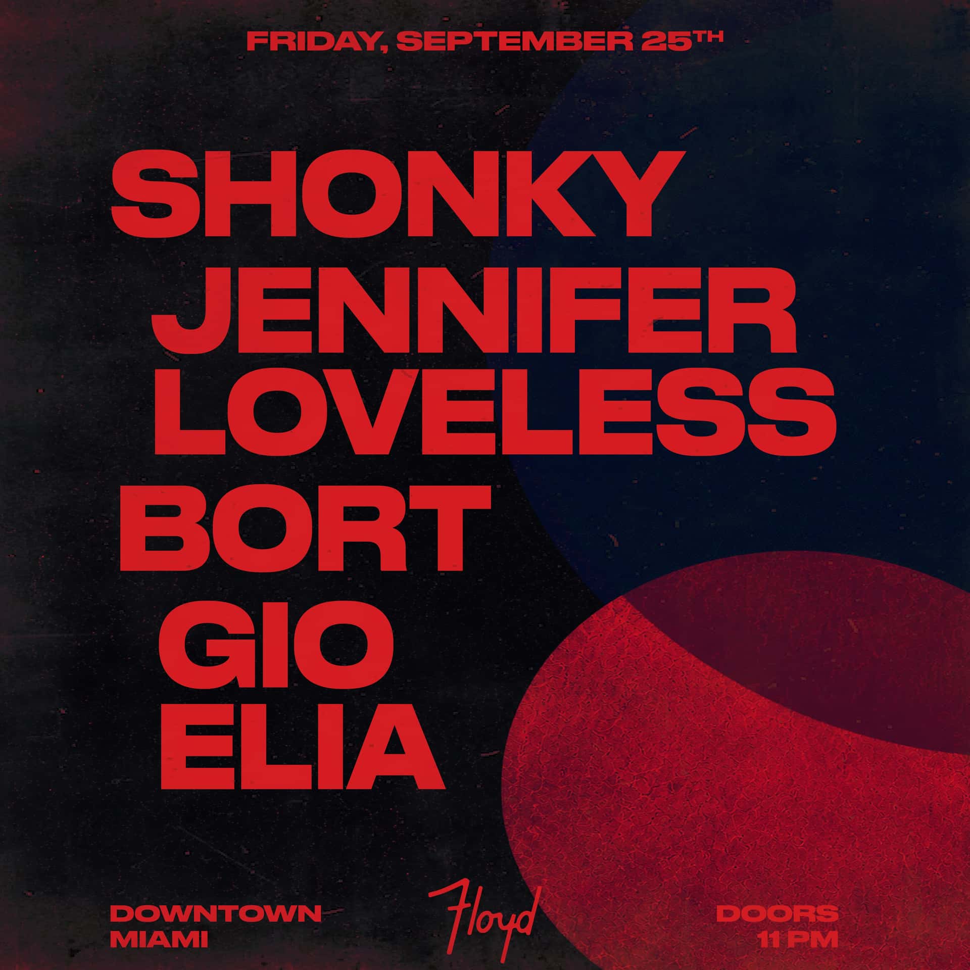 Flyer of Shonky + Jennifer Loveless