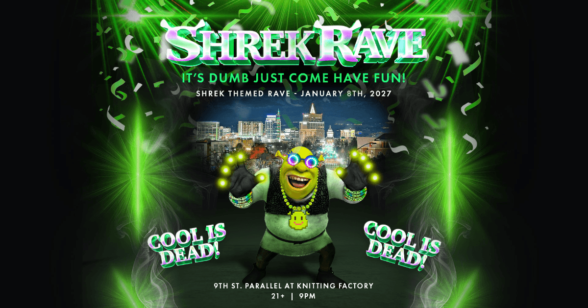 Flyer de Shrek Rave