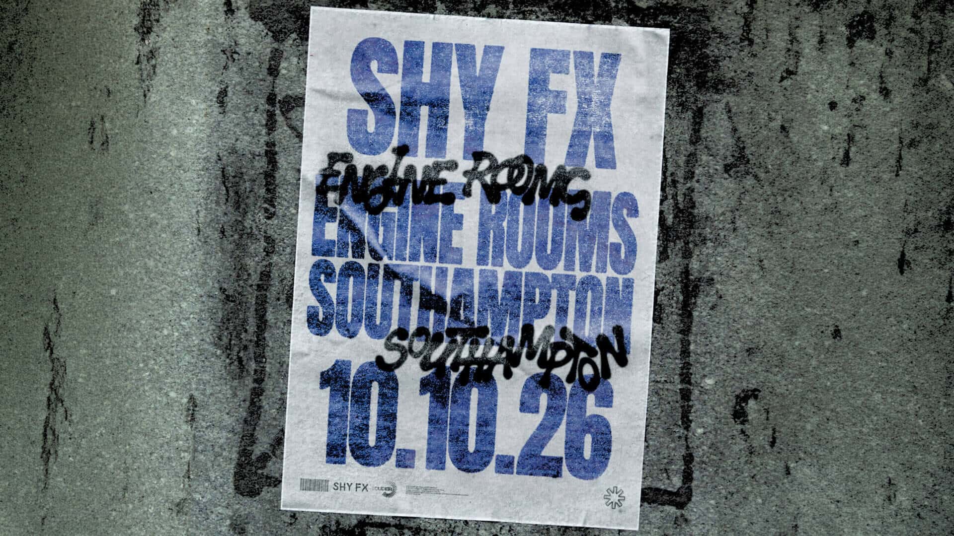 Flyer of Shy FX