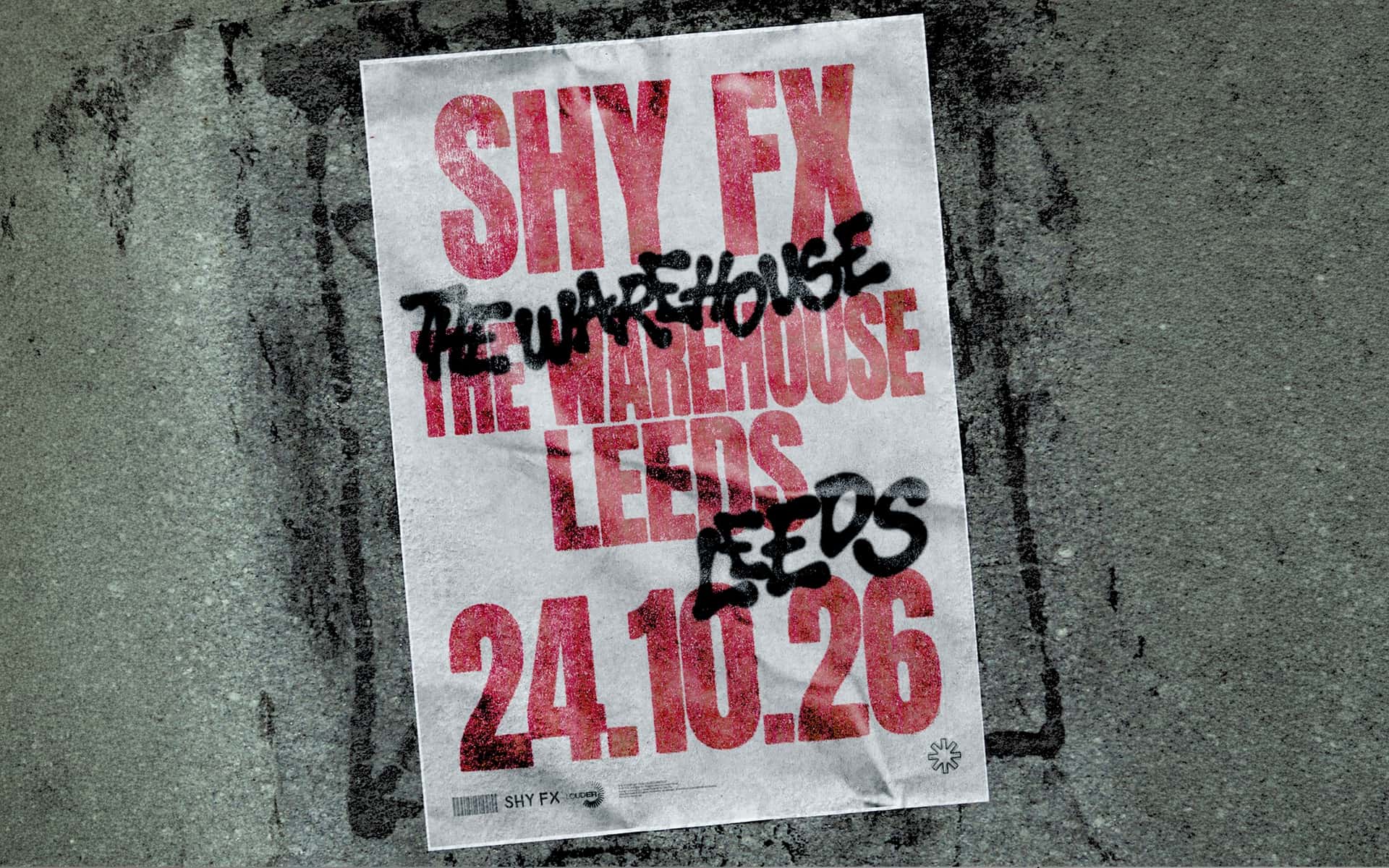 Flyer of Shy FX | Leeds