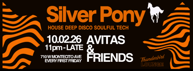 Flyer de Silver Pony: House * Deep * Disco * Soulful * Tech