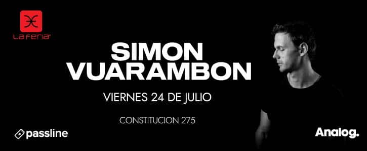 Cartel de SIMON VUARAMBON - LA FERIA CLUB 26
