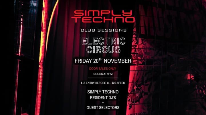 SIMPLY TECHNO // CLUB SESSIONS