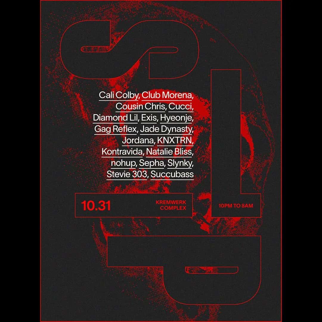 Flyer of SLIP HALLOWEEN 2026