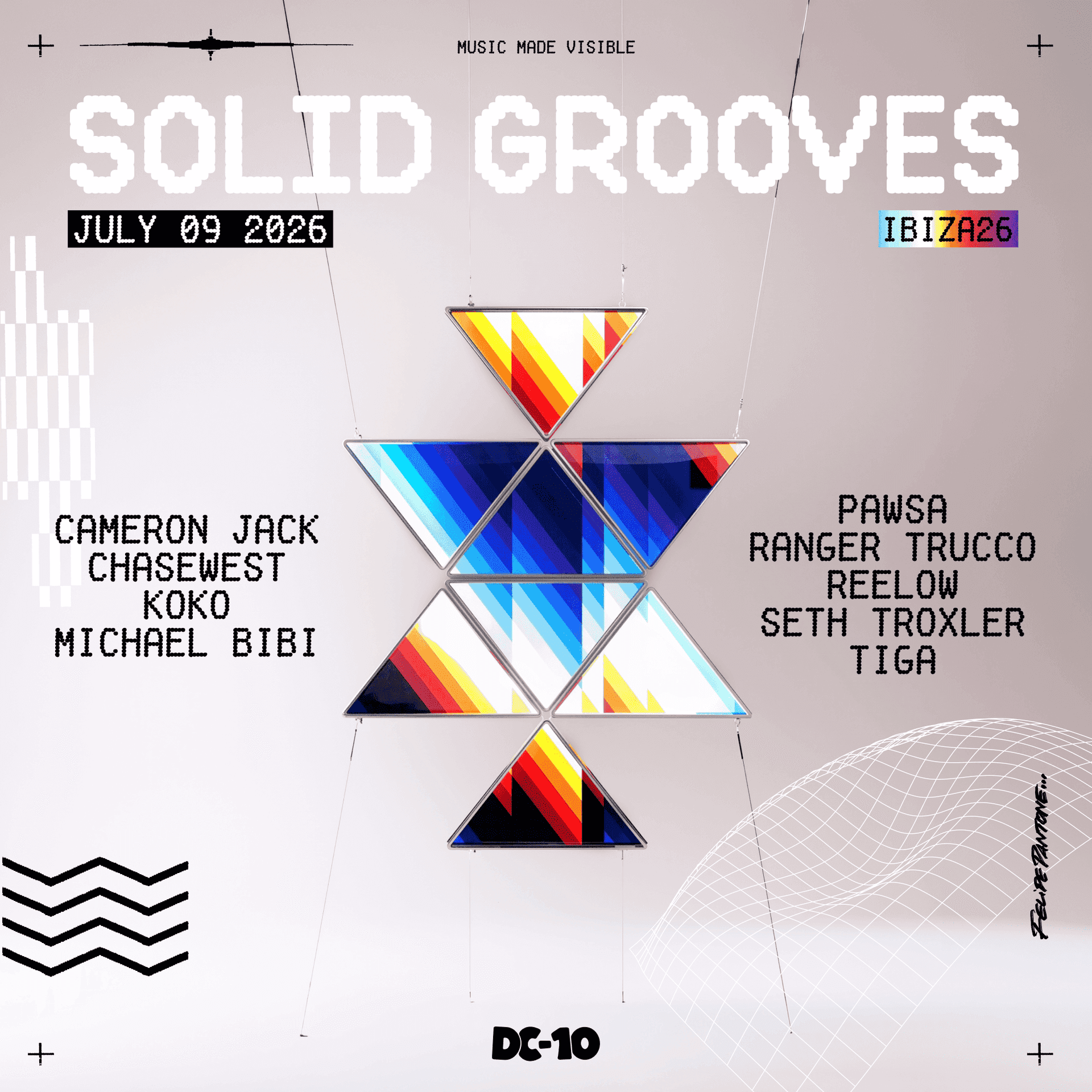 Flyer of Solid Grooves - Week 6