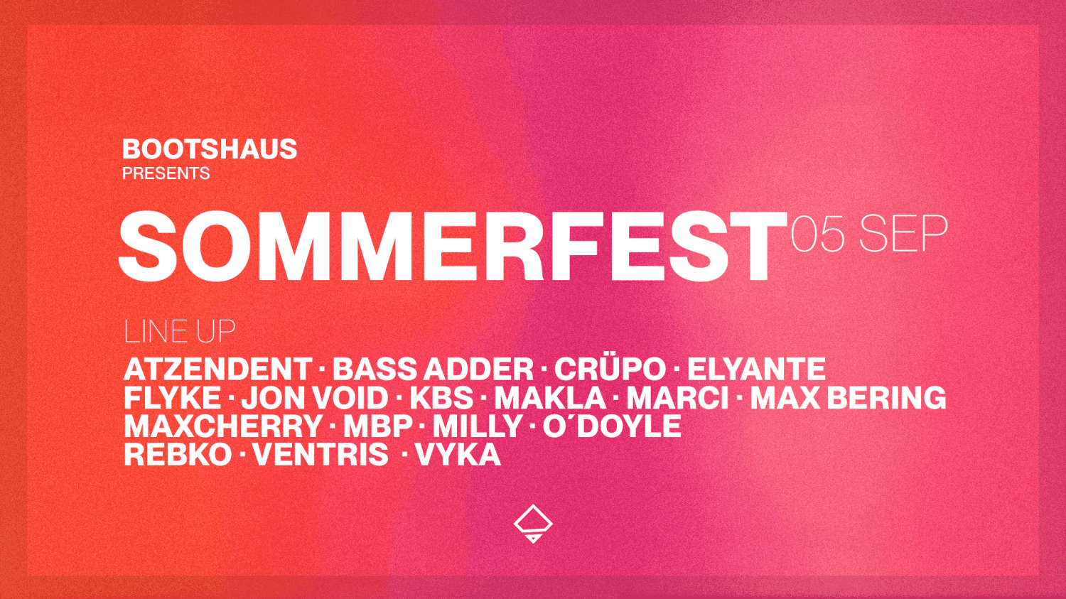 Flyer de Bootshaus Sommerfest auf 4 Floors!