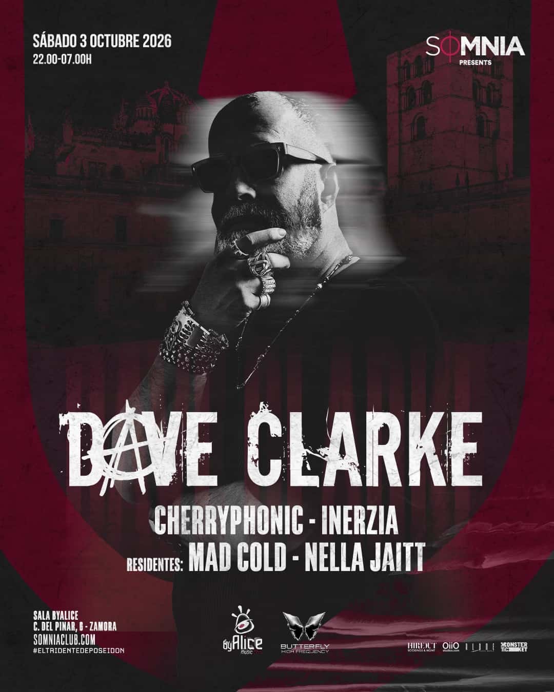 Flyer de Somnia 025. El Tridente de Poseidon (Parte 1). Dave Clarke