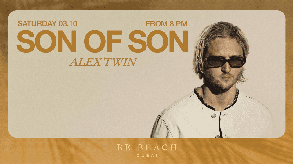 Flyer of Son of Son at Be Beach Dubai