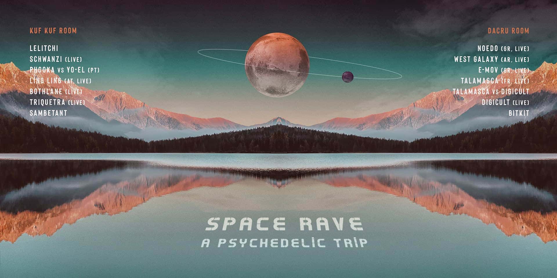 Flyer of Space Rave