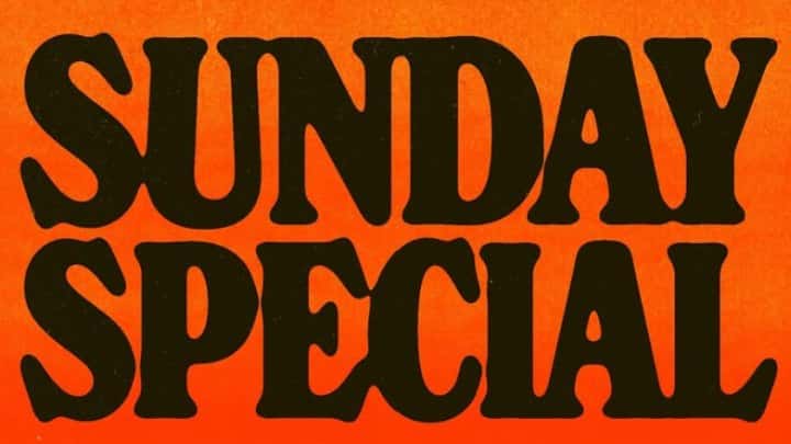 Flyer of Sunday Special