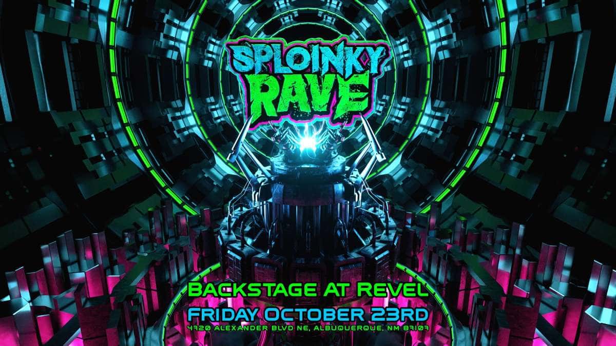 Flyer of Sploinky Rave: Albuquerque