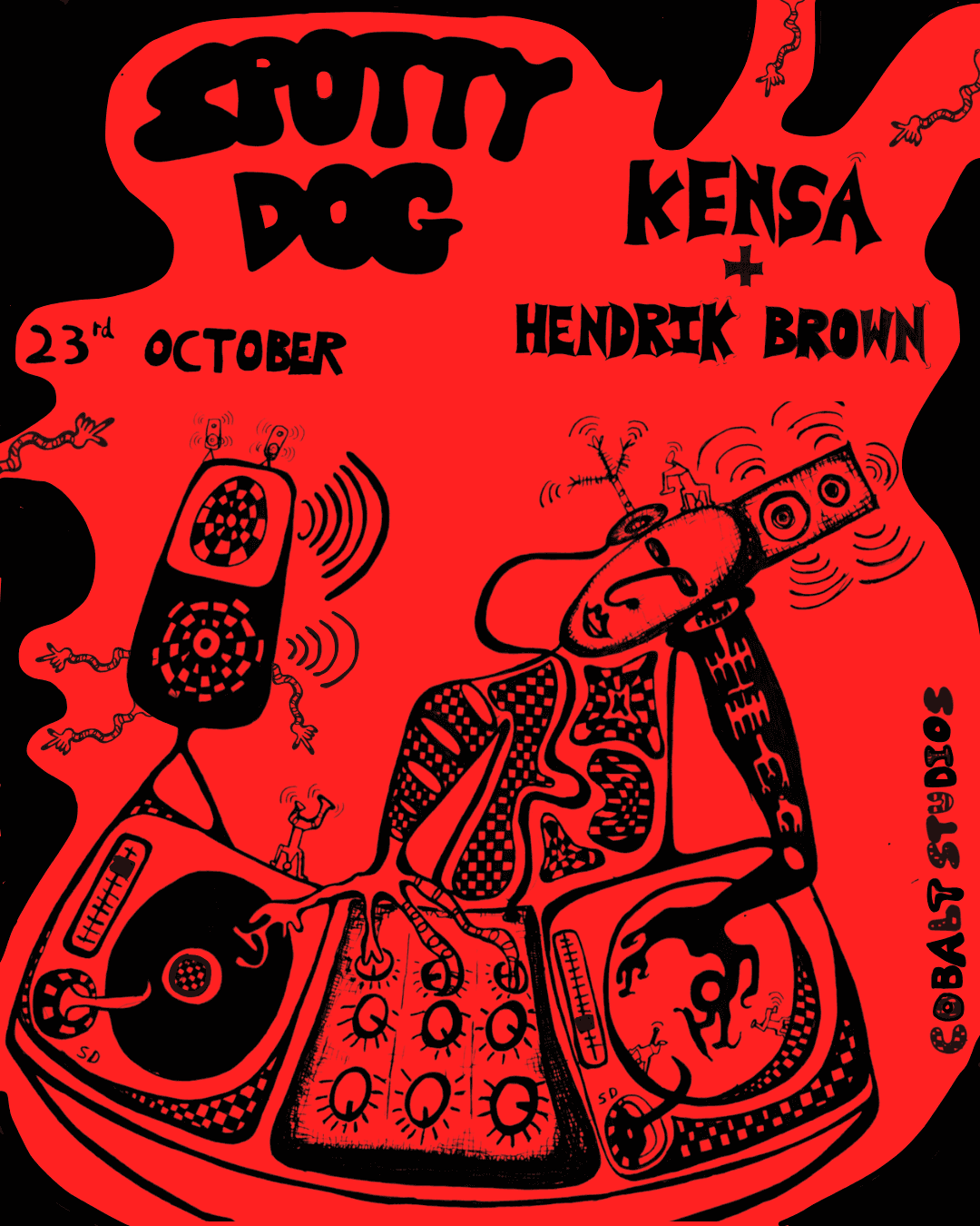 Flyer of SPOTTY DOG INVITES KENSA