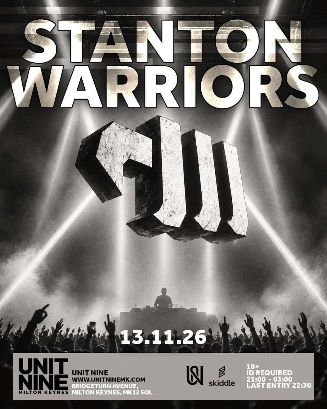 Flyer of Stanton Warriors - Milton Keynes