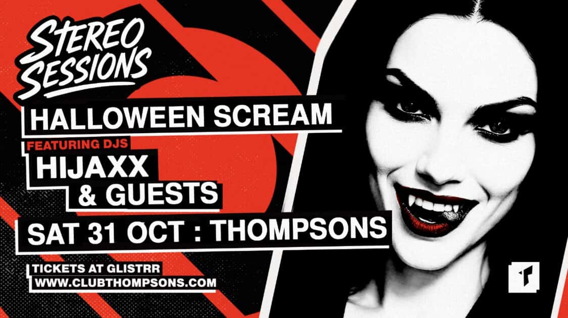 Flyer of STEREO SESSIONS HALLOWEEN SCREAM - DRESS UP, GET DOWN!