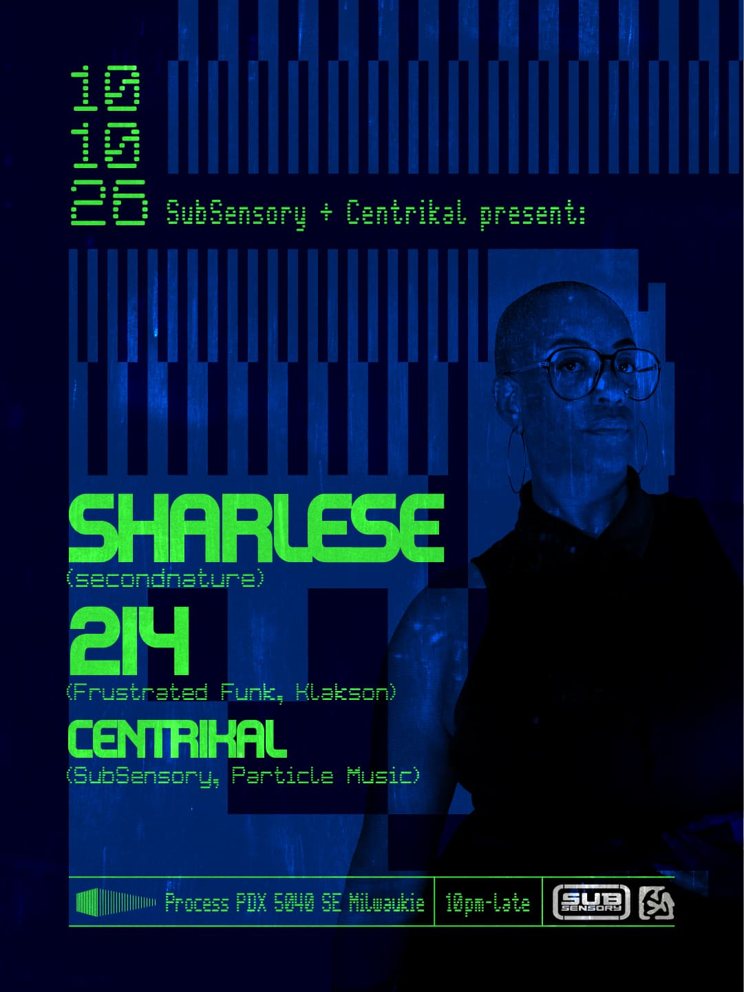 SubSensory & Centrikal present: Sharlese & 214