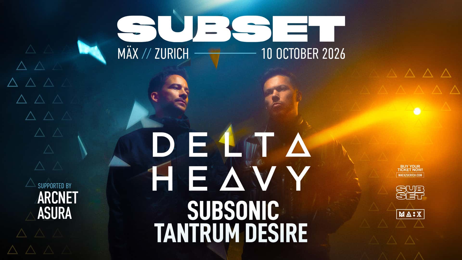 Flyer de Subset w/ Delta Heavy