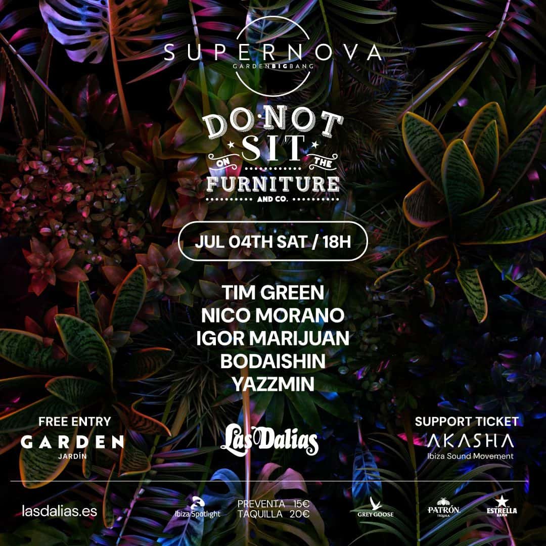 Flyer of Supernova x Do Not Sit