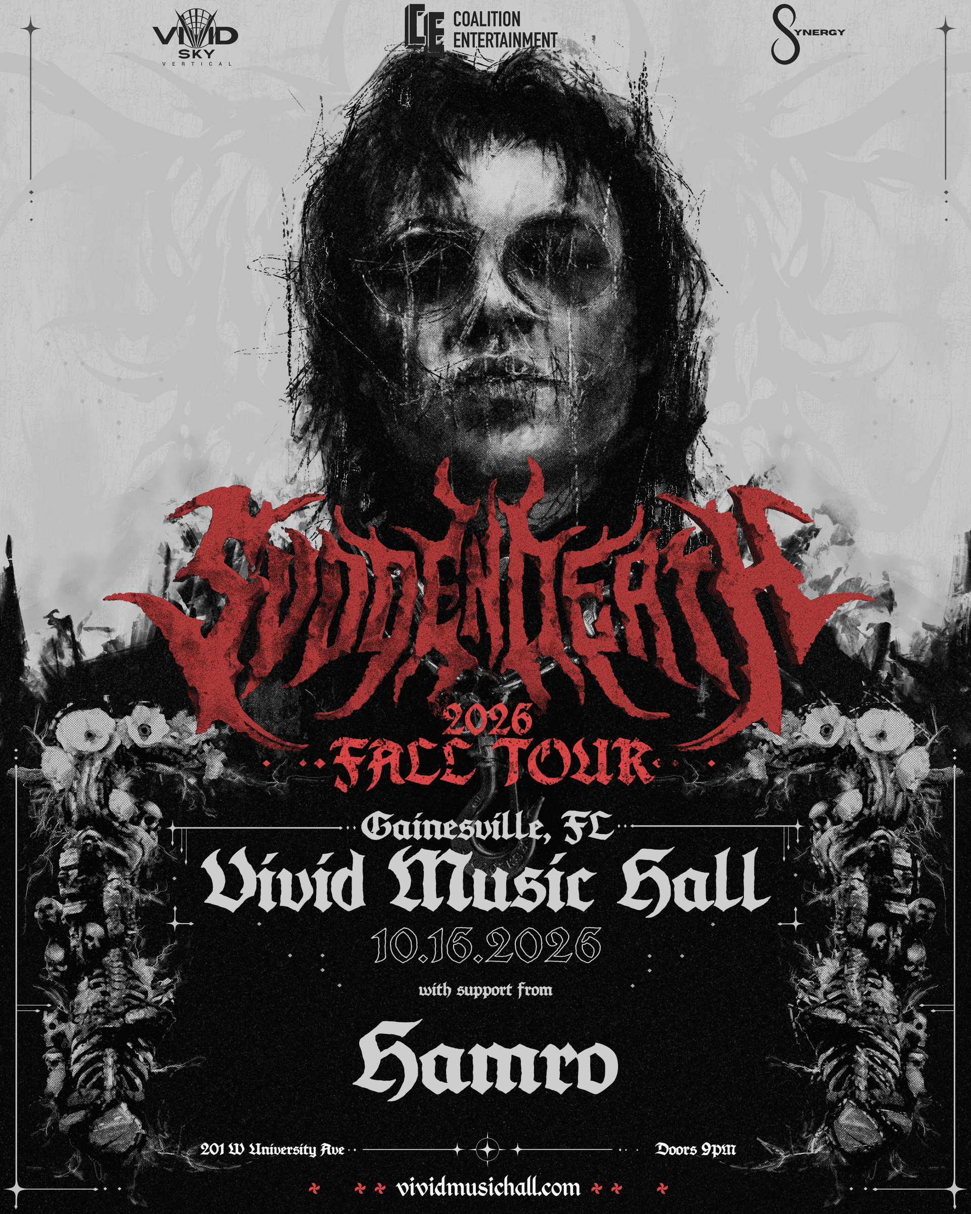 Flyer de SVDDEN DEATH