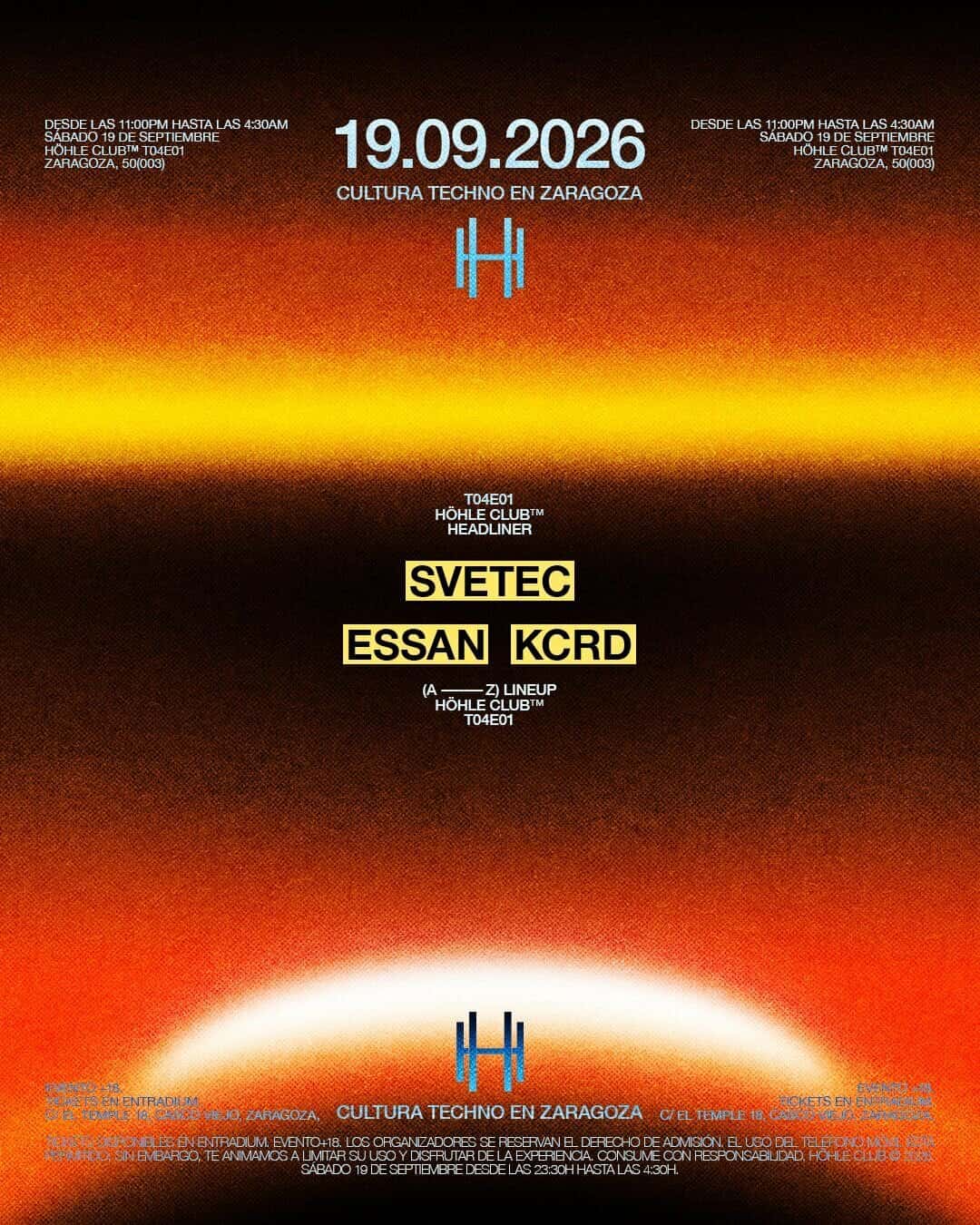 Flyer of Höhle Club Svetec