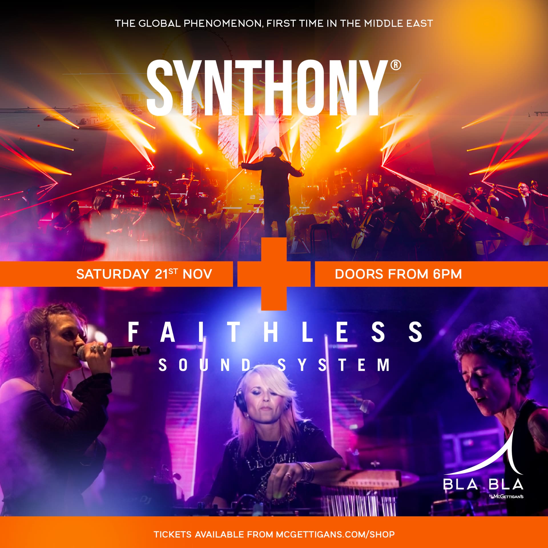 SYNTHONY x Faithless Sound System | Live in Dubai