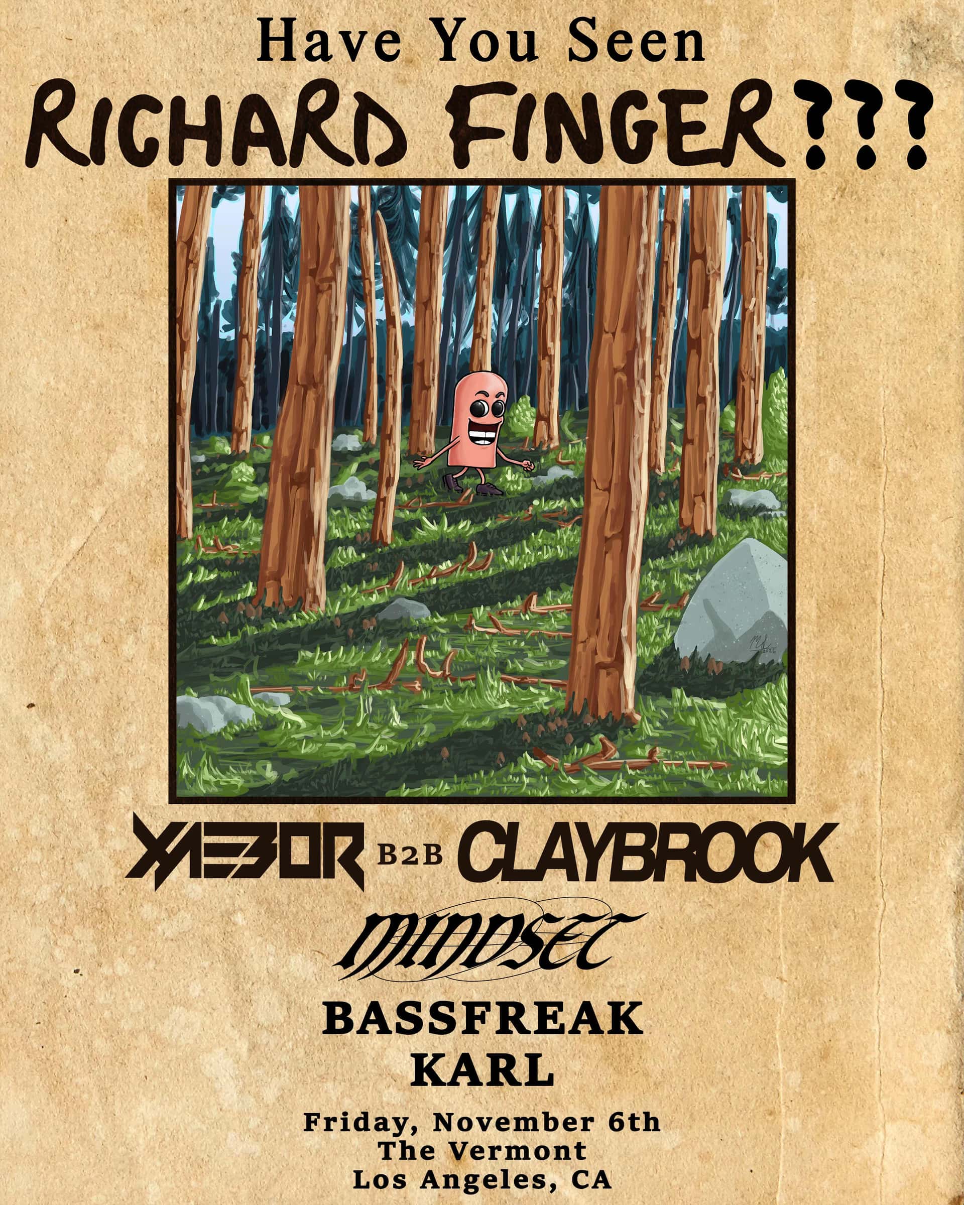 Flyer of SYSTEM ERROR: RICHARD FINGER