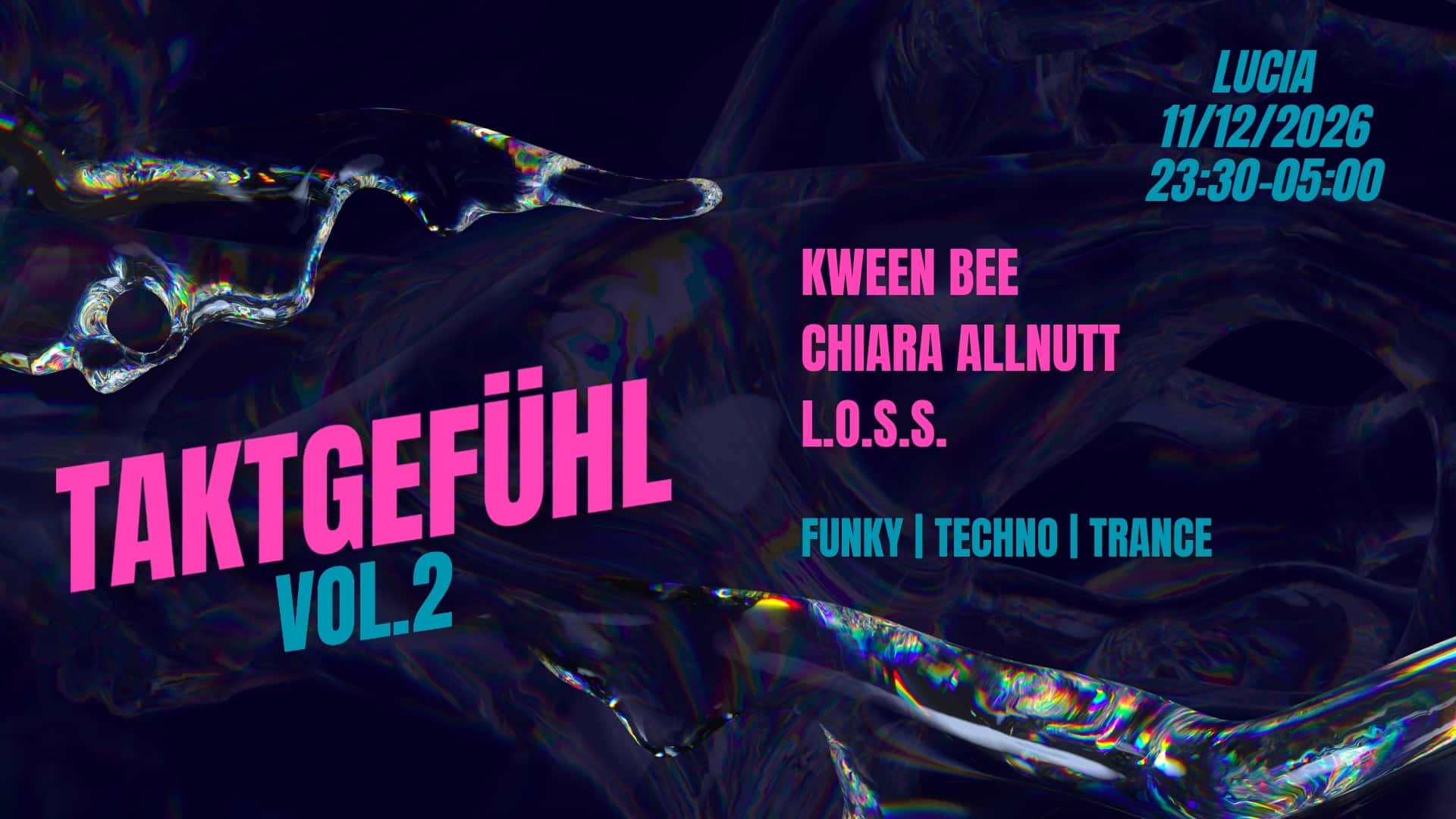Flyer de TAKTGEFÜHL VOL.2