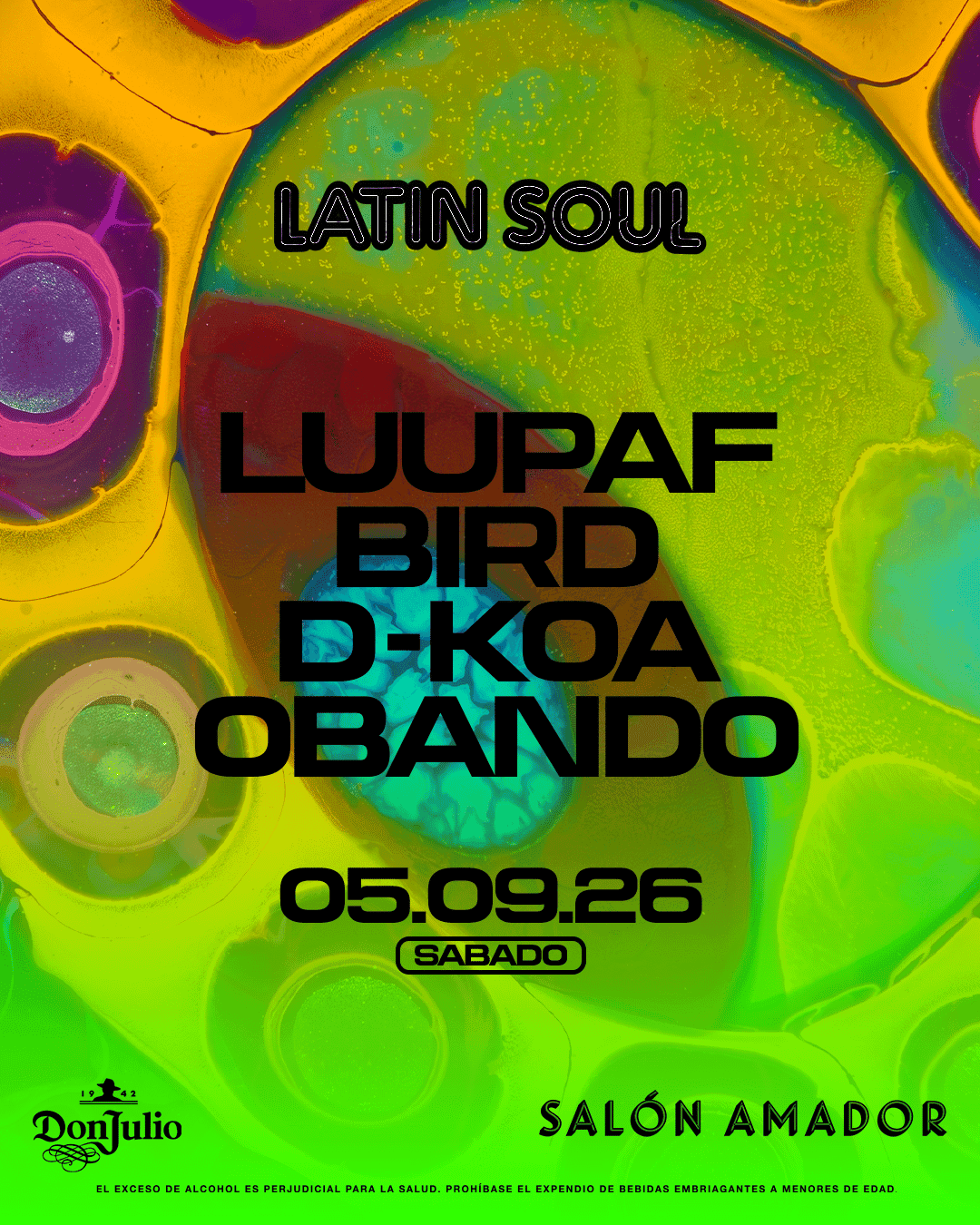 Cartel de Tech House / Latin Soul