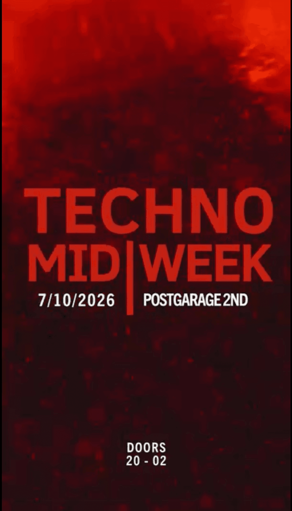 techno Midweek -lowkey wednesday rave