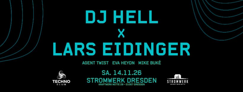 Technoclub pres. DJ Hell & Lars Eidinger