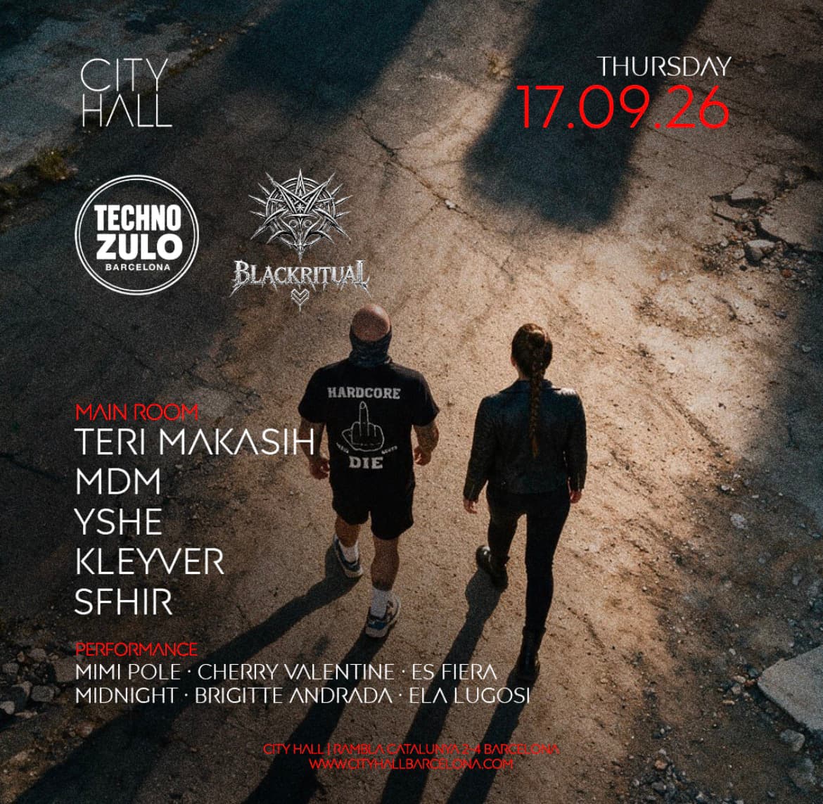 City Hall pres. TECHNOZULO x BLACKRITUAL