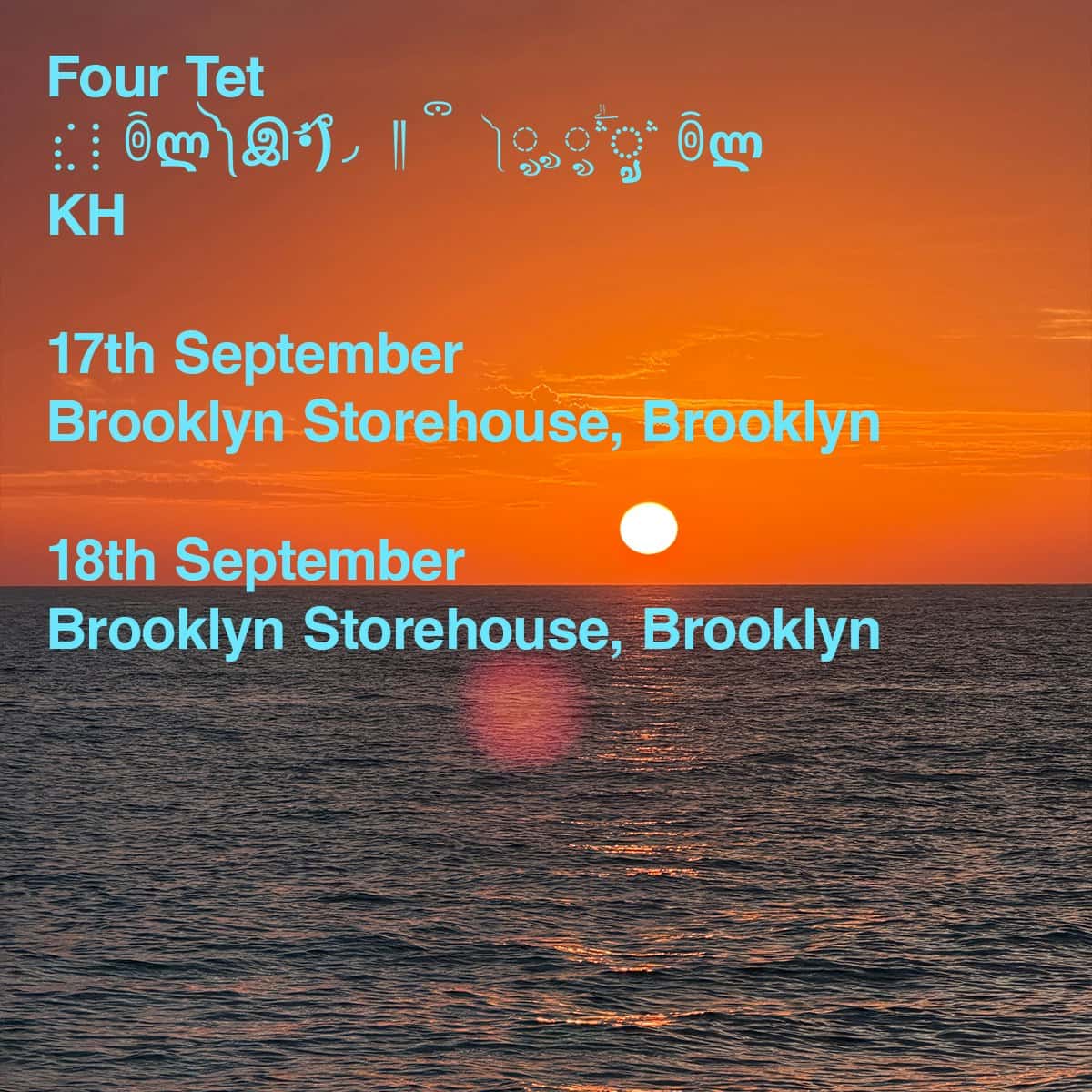 Flyer de Teksupport: Four Tet