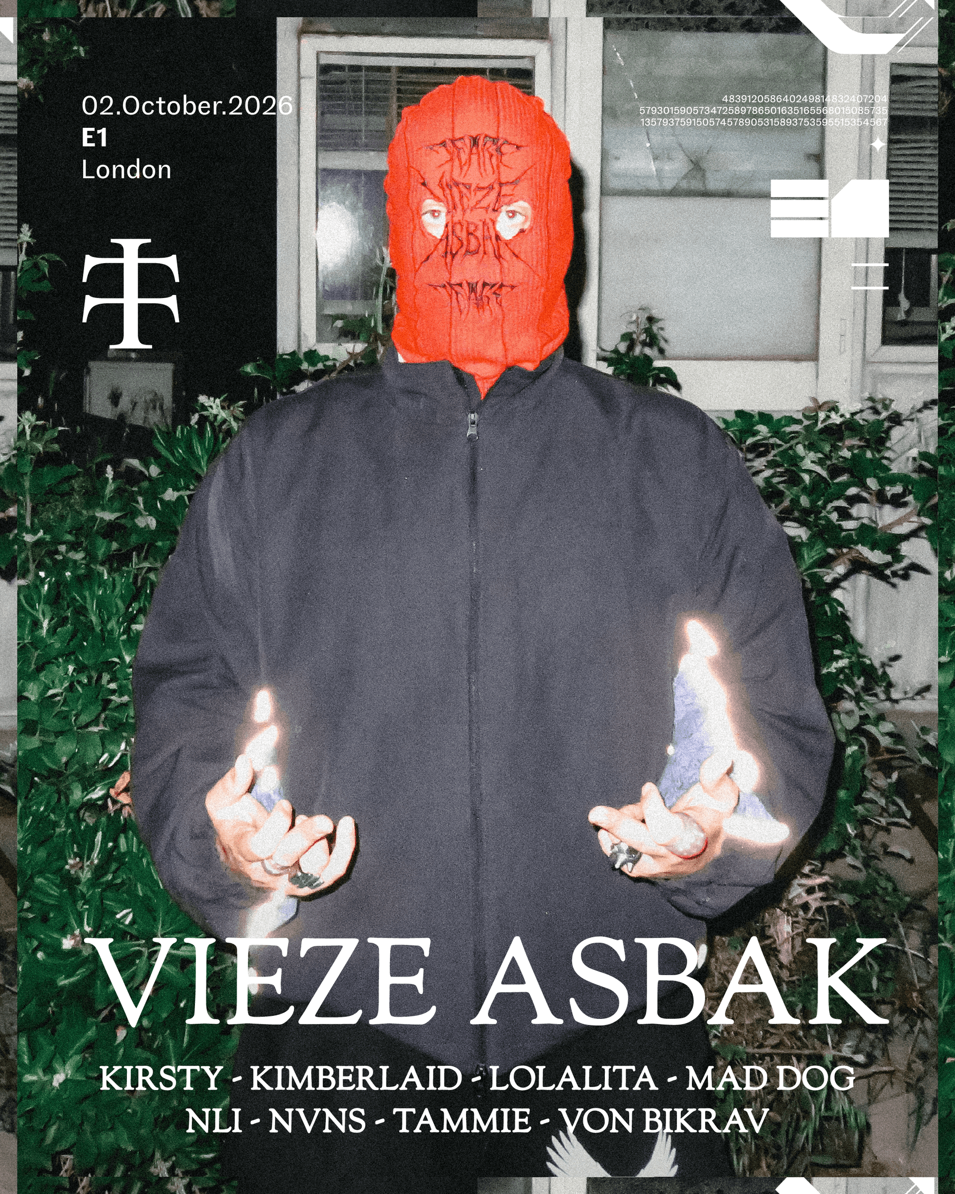 Flyer of Teletech London: Vieze Asbak + more
