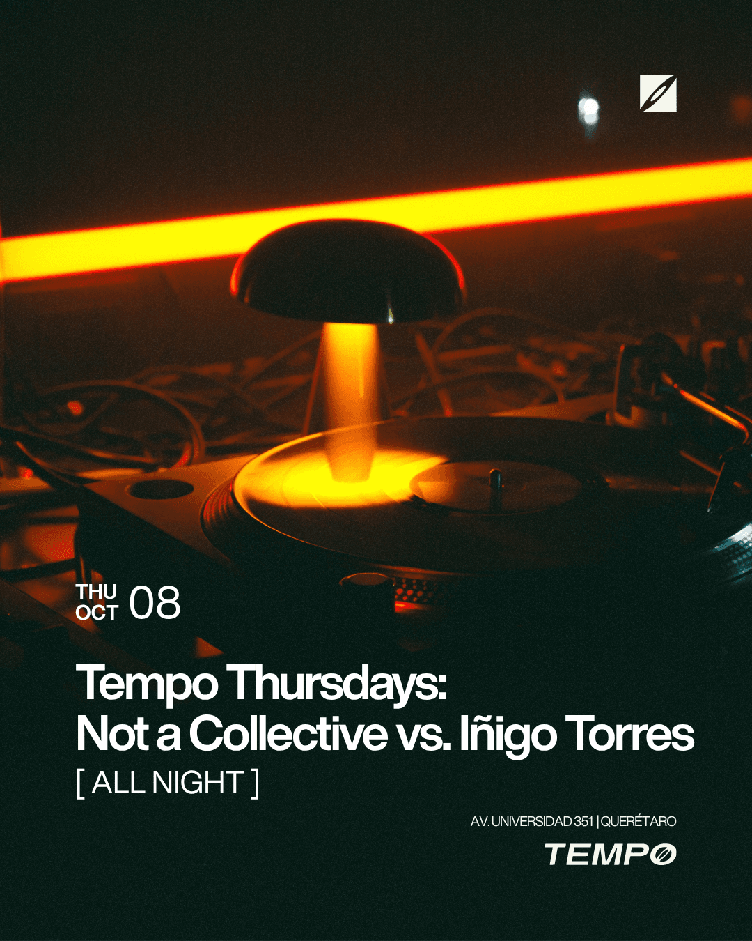 Tempo Thursdays®: Not a Collective vs. Iñigo Torres