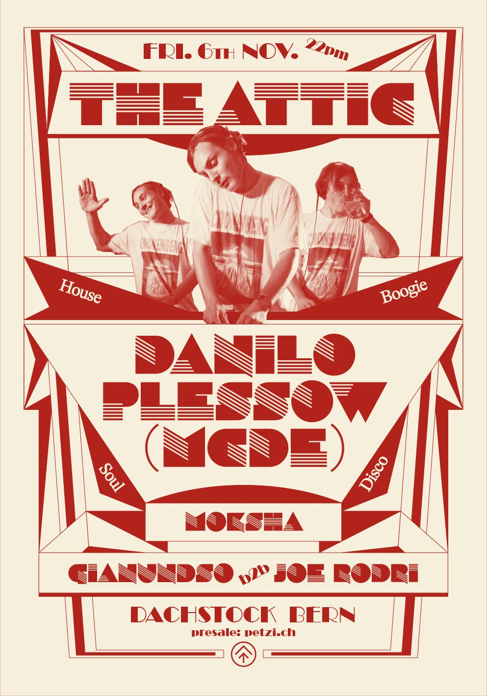 Flyer de The Attic